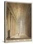 Interior View of the Egyptian Hall, Mansion House, City of London, 1820-Charles Wild-Stretched Canvas