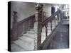 Interior View of the Grand Staircase in Charterhouse, London, 1880-Henry Dixon-Stretched Canvas
