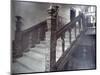 Interior View of the Grand Staircase in Charterhouse, London, 1880-Henry Dixon-Mounted Photographic Print