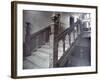 Interior View of the Grand Staircase in Charterhouse, London, 1880-Henry Dixon-Framed Photographic Print