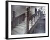 Interior View of the Grand Staircase in Charterhouse, London, 1880-Henry Dixon-Framed Photographic Print