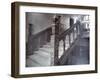 Interior View of the Grand Staircase in Charterhouse, London, 1880-Henry Dixon-Framed Photographic Print