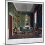 Interior View of the Green Closet in Buckingham House, Westminster, London, 1819-Daniel Havell-Mounted Giclee Print