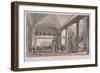 Interior View of the Hall in the Auction Mart, Bartholomew Lane, City of London, 1811-Thomas Rowlandson-Framed Giclee Print