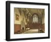 Interior View of the Hall of University College from the 'History of Oxford'-Augustus Charles Pugin-Framed Giclee Print
