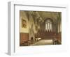 Interior View of the Hall of University College from the 'History of Oxford'-Augustus Charles Pugin-Framed Giclee Print