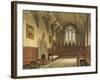 Interior View of the Hall of University College from the 'History of Oxford'-Augustus Charles Pugin-Framed Giclee Print