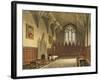 Interior View of the Hall of University College from the 'History of Oxford'-Augustus Charles Pugin-Framed Giclee Print