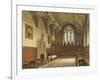 Interior View of the Hall of University College from the 'History of Oxford'-Augustus Charles Pugin-Framed Giclee Print