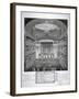 Interior View of the Haymarket Theatre, London, on its Opening Night in 1821-James Stow-Framed Giclee Print