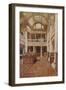 Interior View of the Hornby Library, Liverpool-null-Framed Art Print