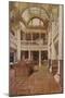 Interior View of the Hornby Library, Liverpool-null-Mounted Art Print