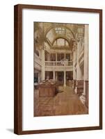 Interior View of the Hornby Library, Liverpool-null-Framed Art Print