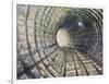 Interior View of the Hudson River Tunnel Between New York and New Jersey-null-Framed Photographic Print