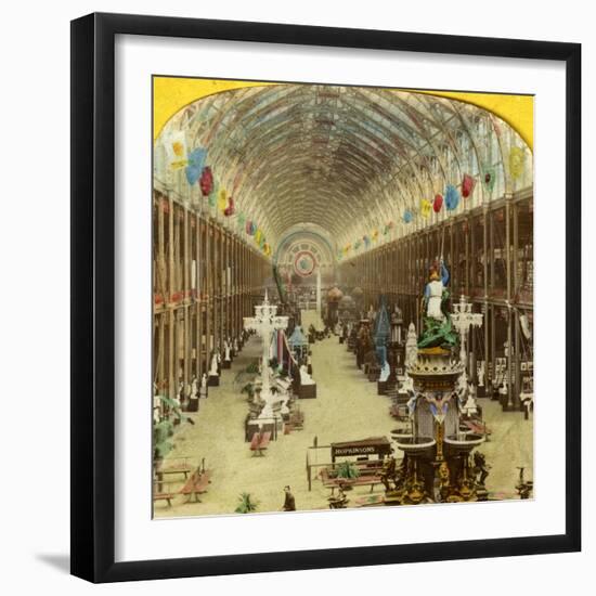 Interior View of the International Exhibition, London-null-Framed Photographic Print