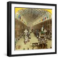 Interior View of the International Exhibition, London-null-Framed Photographic Print