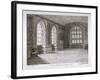 Interior View of the Jerusalem Chamber in Westminster Abbey, London, 1805-Frederick Nash-Framed Giclee Print