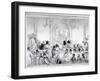 Interior View of the 'Judge and Jury Court' in the Garrick's Head Tavern, Bow Street, London, 1841-W Clerk-Framed Giclee Print