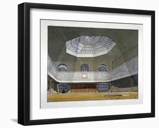 Interior View of the King's Weigh House, Eastcheap, City of London, 1819-Robert Blemmell Schnebbelie-Framed Giclee Print