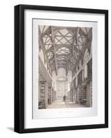 Interior View of the Library, Lincoln's Inn, Holborn, London, C1850-Day & Haghe-Framed Giclee Print