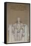 Interior View of the Lincoln Statue in the Lincoln Memorial-Michael Nolan-Framed Stretched Canvas