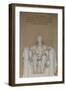 Interior View of the Lincoln Statue in the Lincoln Memorial-Michael Nolan-Framed Photographic Print