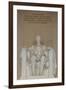 Interior View of the Lincoln Statue in the Lincoln Memorial-Michael Nolan-Framed Photographic Print