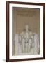 Interior View of the Lincoln Statue in the Lincoln Memorial-Michael Nolan-Framed Photographic Print