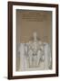 Interior View of the Lincoln Statue in the Lincoln Memorial-Michael Nolan-Framed Photographic Print