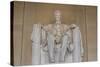 Interior View of the Lincoln Statue in the Lincoln Memorial-Michael Nolan-Stretched Canvas