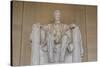 Interior View of the Lincoln Statue in the Lincoln Memorial-Michael Nolan-Stretched Canvas