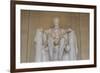 Interior View of the Lincoln Statue in the Lincoln Memorial-Michael Nolan-Framed Photographic Print