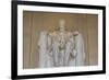 Interior View of the Lincoln Statue in the Lincoln Memorial-Michael Nolan-Framed Photographic Print