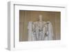 Interior View of the Lincoln Statue in the Lincoln Memorial-Michael Nolan-Framed Photographic Print