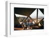 Interior View of the Living Room Interior of a Geodesic Dome House-John Dominis-Framed Photographic Print