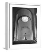 Interior View of the Louvre Museum-Ed Clark-Framed Photographic Print