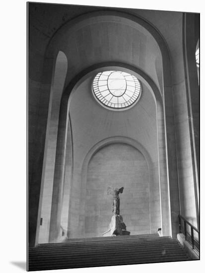 Interior View of the Louvre Museum-Ed Clark-Mounted Photographic Print