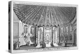 Interior View of the Music Room in Vauxhall Gardens, Lambeth, London, C1752-Samuel Wale-Stretched Canvas