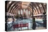 Interior View of the Natatorium - Boise, ID-Lantern Press-Stretched Canvas