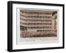 Interior View of the National Theater, Vienna-null-Framed Giclee Print