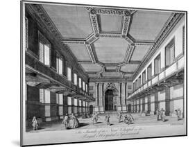 Interior View of the New Chapel, Royal Naval Hospital, Greenwich, London, C1790-George Bickham-Mounted Giclee Print