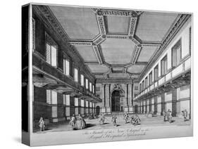 Interior View of the New Chapel, Royal Naval Hospital, Greenwich, London, C1790-George Bickham-Stretched Canvas