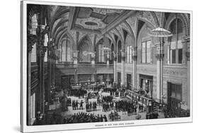 Interior View of the New New York Stock Exchange-null-Stretched Canvas