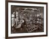 Interior View of the New York Yacht, Launch and Engine Co. on the Harlem River, New York, 1905-Byron Company-Framed Premium Giclee Print