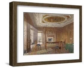 Interior View of the Oak Room, New River Head, Finsbury, London, 1886-John Crowther-Framed Giclee Print