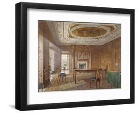 Interior View of the Oak Room, New River Head, Finsbury, London, 1886-John Crowther-Framed Giclee Print