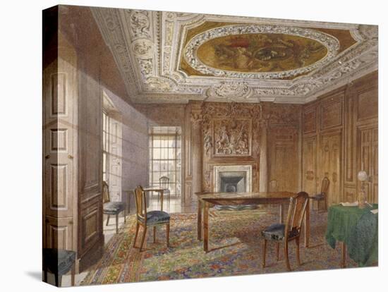 Interior View of the Oak Room, New River Head, Finsbury, London, 1886-John Crowther-Stretched Canvas