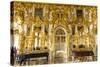 Interior View of the Opulence in the Great Hall of the Catherine Palace-Michael-Stretched Canvas