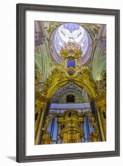 Interior View of the Opulence of the Cathedral of Saint Peter and Paul-Michael-Framed Photographic Print