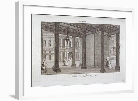 Interior View of the Pantheon, Oxford Street, Westminster, London, C1775-null-Framed Giclee Print